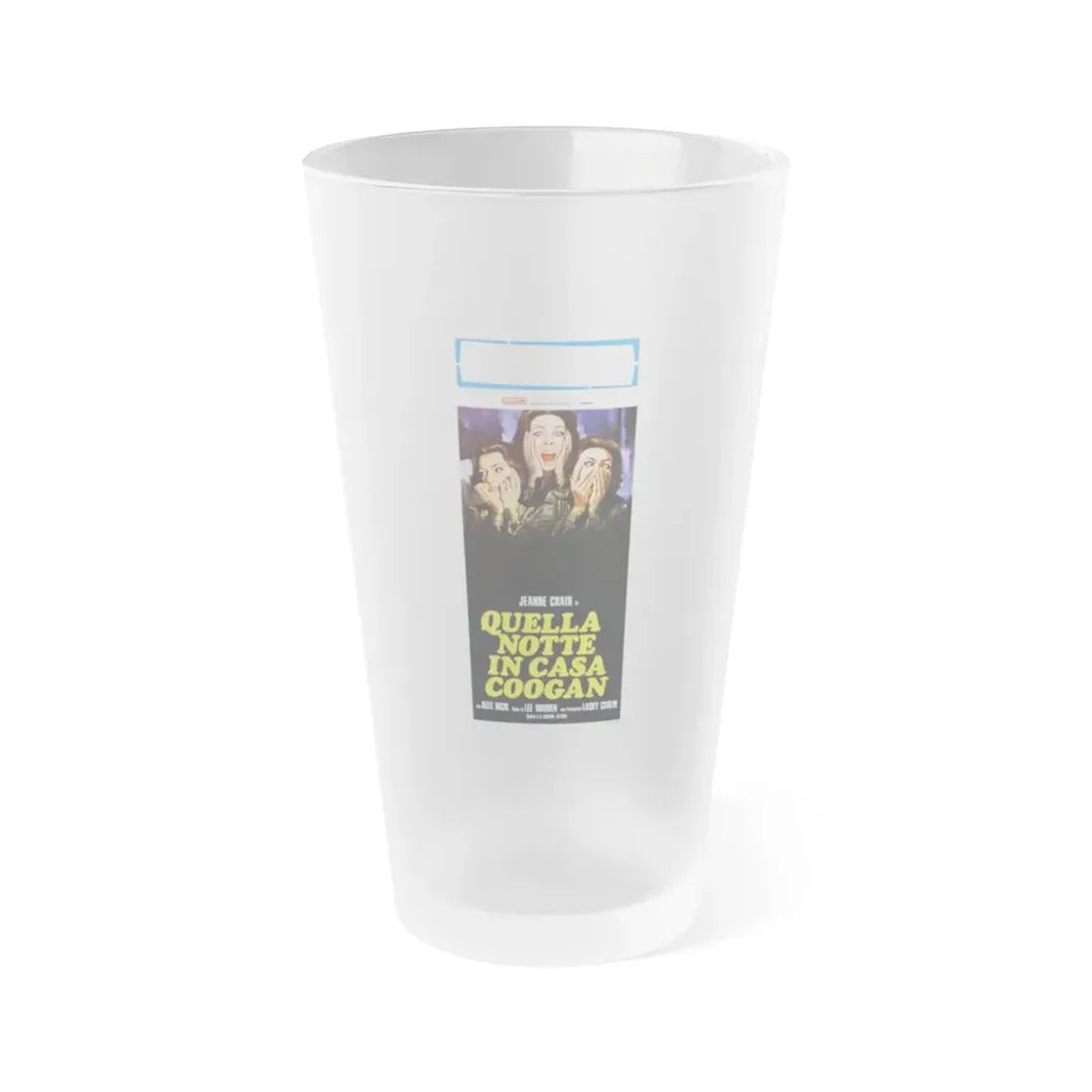 THE NIGHT GOD SCREAMED (ITALIAN) 1971 Movie Poster - Frosted Pint Glass 16oz Default Title - Go Mug Yourself