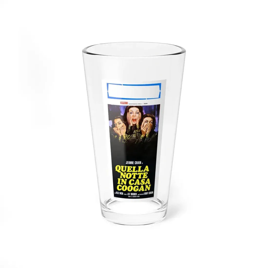 THE NIGHT GOD SCREAMED (ITALIAN) 1971 Movie Poster - Pint Glass 16oz 16oz - Go Mug Yourself