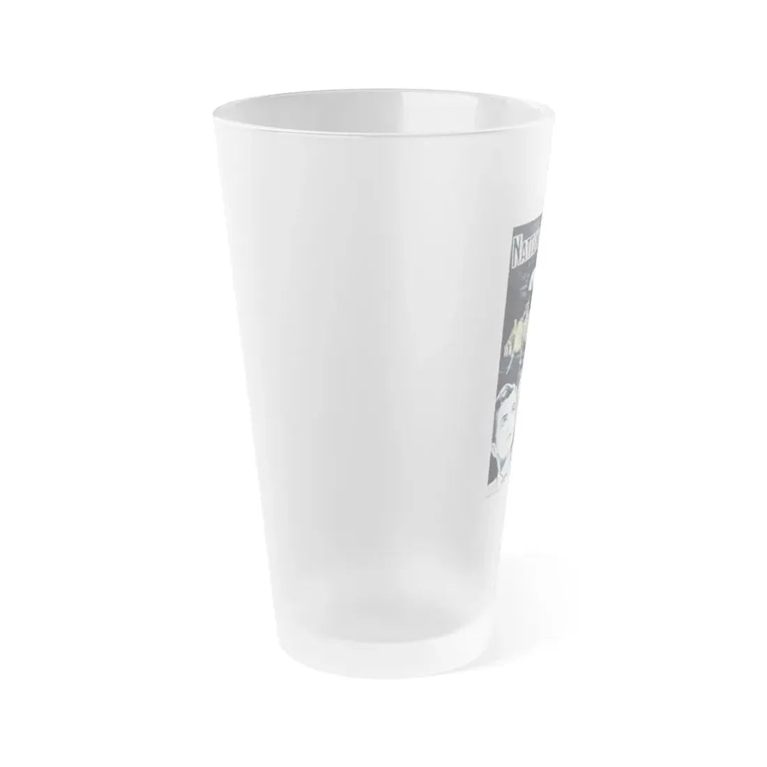 THE NIGHT HAS EYES (SCANDINAVIAN) 1942 Movie Poster - Frosted Pint Glass 16oz - Go Mug Yourself