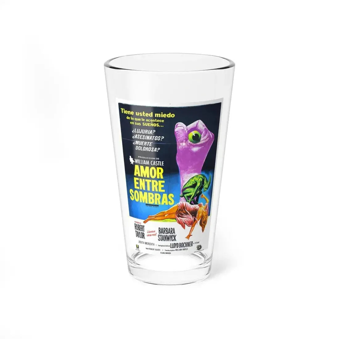 THE NIGHT WALKER (3) 1964 Movie Poster - Pint Glass 16oz 16oz - Go Mug Yourself