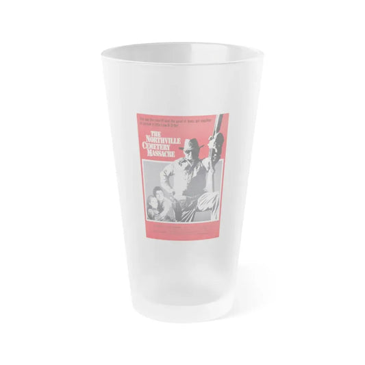 THE NORTHVILLE CEMETERY MASSACRE 1976 Movie Poster - Frosted Pint Glass 16oz Default Title - Go Mug Yourself
