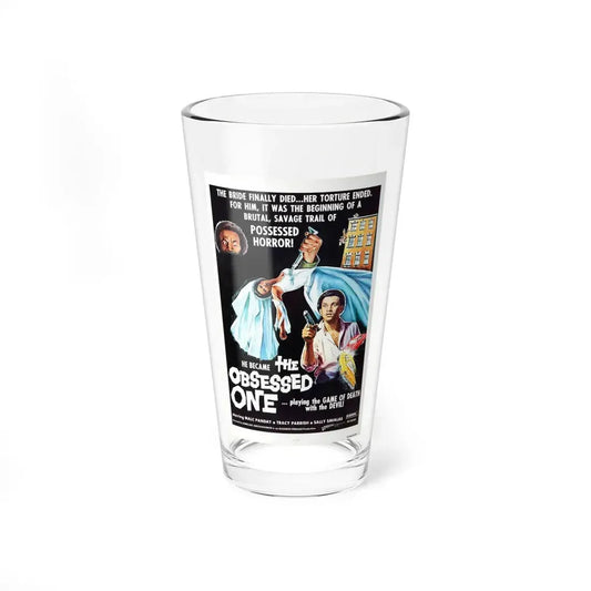 THE OBSESSED ONE 1974 Movie Poster - Pint Glass 16oz 16oz - Go Mug Yourself