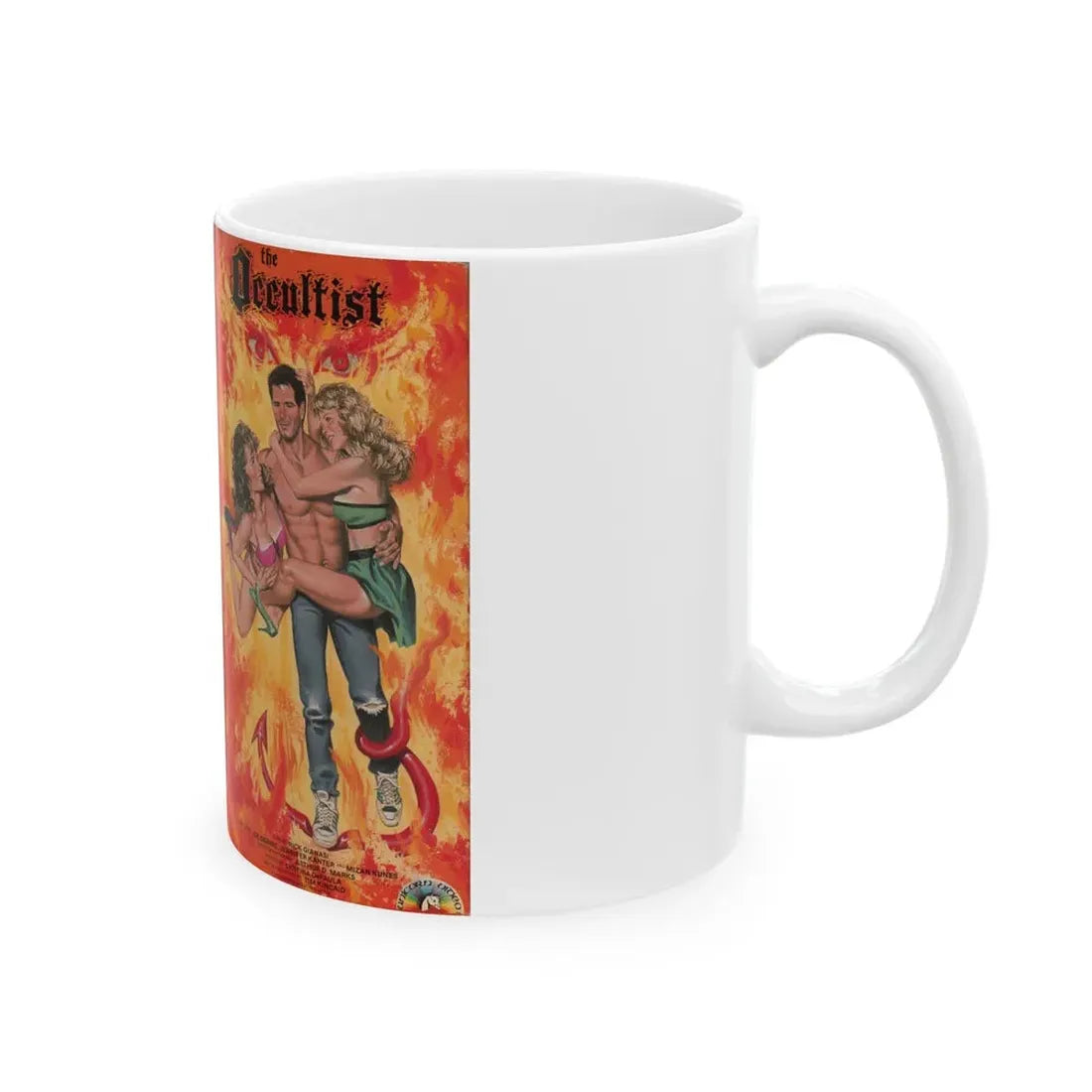 THE OCCULTIST (VHS COVER) - White Coffee Mug - Go Mug Yourself