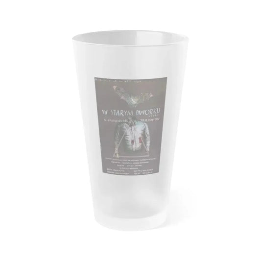 THE OLD MANOR OF LOOSE TRIANGLES 1985 Movie Poster - Frosted Pint Glass 16oz 16oz Frosted - Go Mug Yourself
