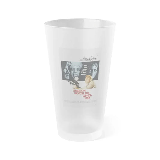 THE OMEGA MAN 1971 Movie Poster - Frosted Pint Glass 16oz Default Title - Go Mug Yourself