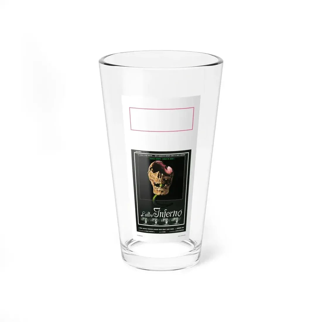 THE OTHER HELL (ITALIAN) 1981 Movie Poster - Pint Glass 16oz 16oz - Go Mug Yourself
