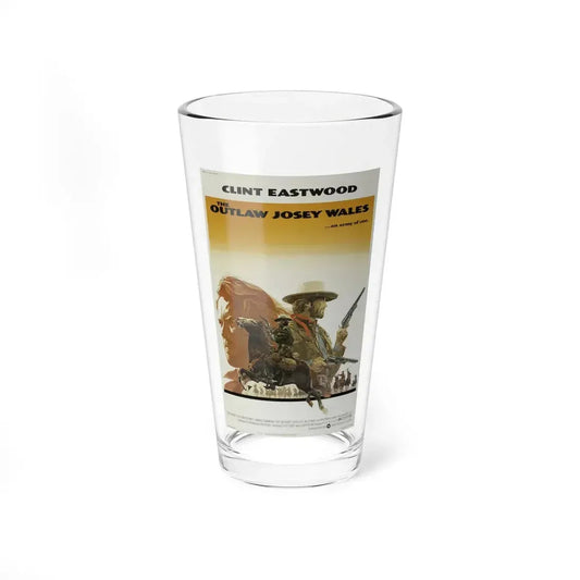 THE OUTLAW JOSEY WALES 1976 Movie Poster - Pint Glass 16oz 16oz - Go Mug Yourself