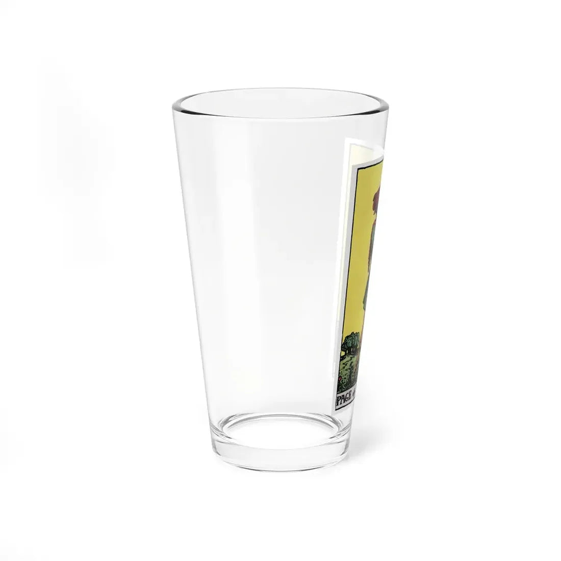 The Page of Pentacles (Tarot Card) Pint Glass 16oz - Go Mug Yourself