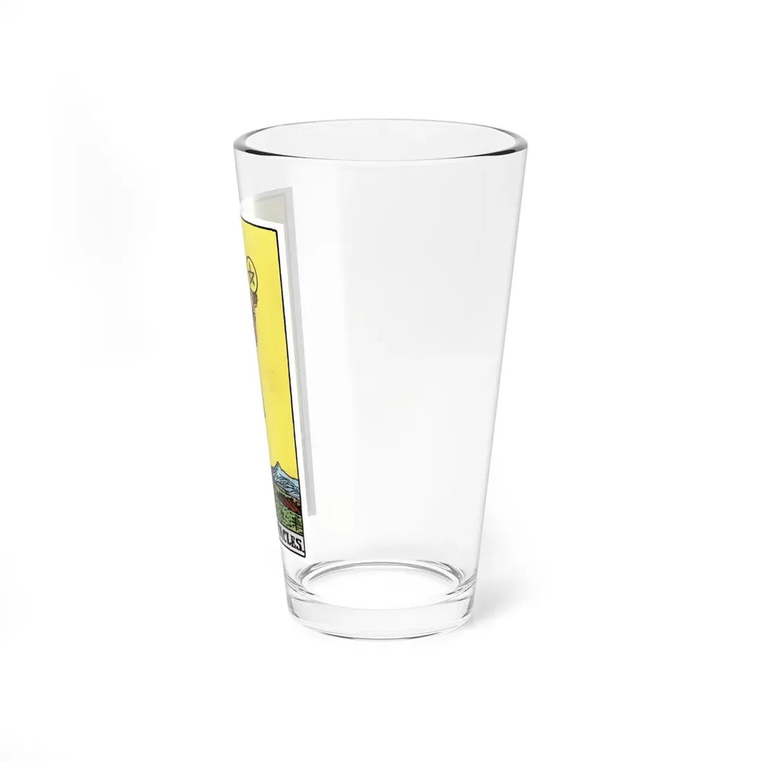 The Page of Pentacles (Tarot Card) Pint Glass 16oz - Go Mug Yourself