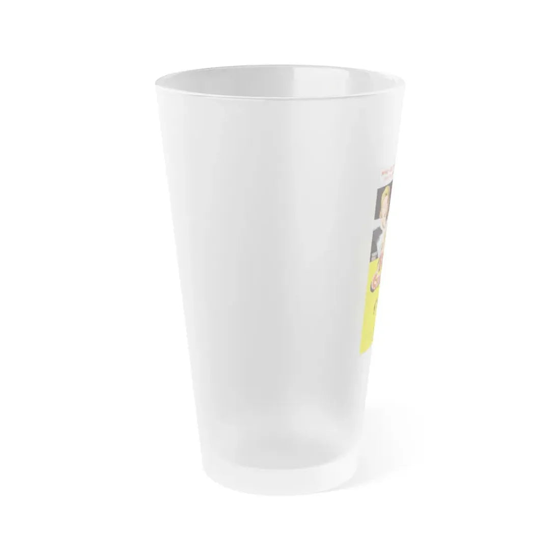 THE PARTY CRASHERS 1958 Movie Poster - Frosted Pint Glass 16oz - Go Mug Yourself