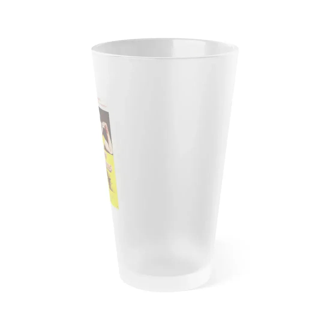 THE PARTY CRASHERS 1958 Movie Poster - Frosted Pint Glass 16oz - Go Mug Yourself