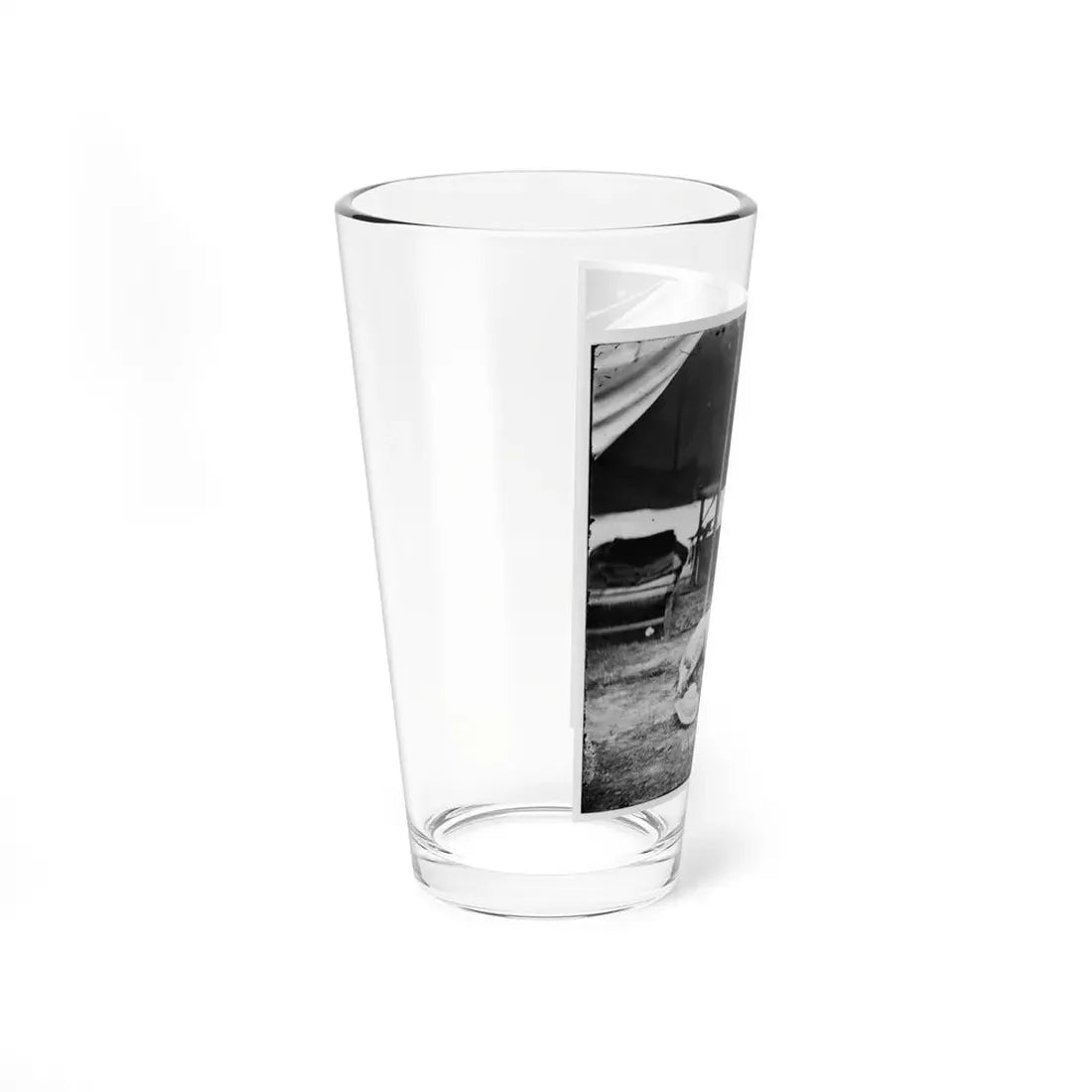The Peninsula, Va. Lt. George A. Custer With Dog (U.S. Civil War) Pint Glass 16oz - Go Mug Yourself