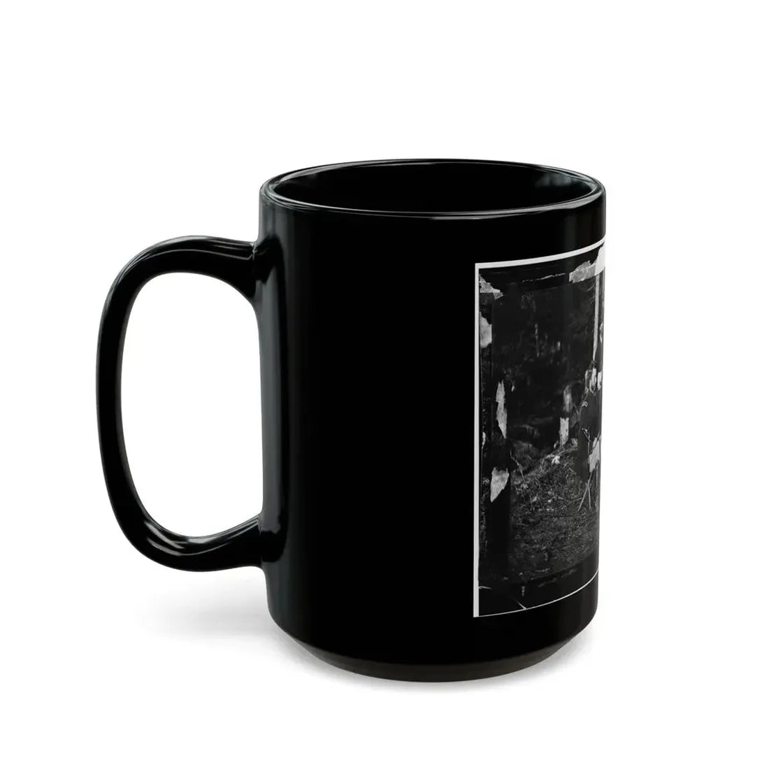 The Peninsula, Va. Lts. George A. Custer, Nicolas Bowen, And William G. Jones (U.S. Civil War) Black Coffee Mug - Go Mug Yourself
