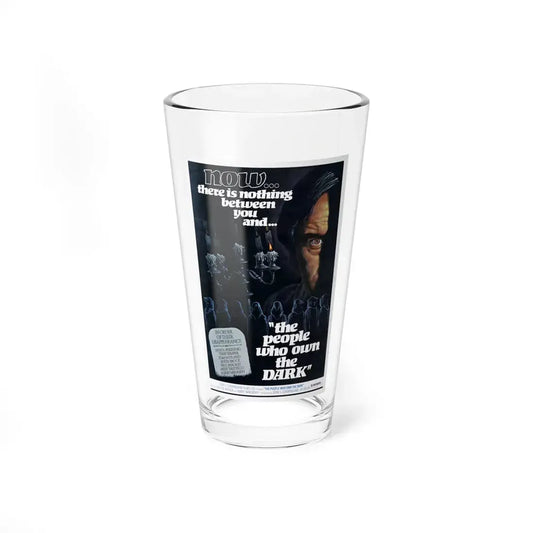 THE PEOPLE WHO OWN THE DARK 1976 Movie Poster - Pint Glass 16oz 16oz - Go Mug Yourself