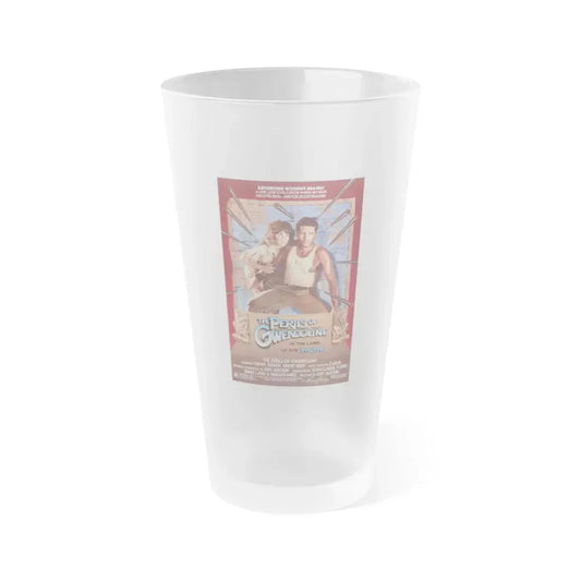THE PERILS OF GWENDOLINE IN THE LAND OF THE YIK YAK 1984 Movie Poster - Frosted Pint Glass 16oz 16oz Frosted - Go Mug Yourself