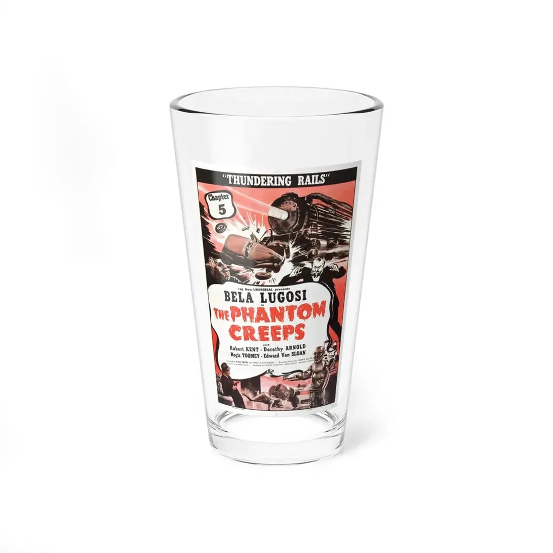 THE PHANTOM CREEPS (2) 1939 Movie Poster - Pint Glass 16oz 16oz - Go Mug Yourself