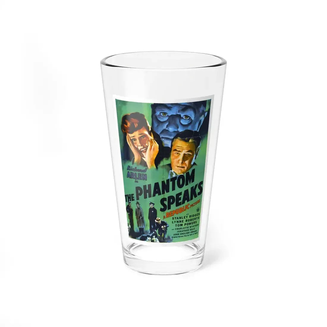 THE PHANTOM SPEAKS 1945 Movie Poster - Pint Glass 16oz 16oz - Go Mug Yourself