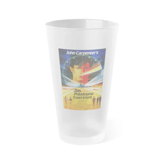 THE PHILADELPHIA EXPERIMENT (GERMAN) 1984 Movie Poster - Frosted Pint Glass 16oz Default Title - Go Mug Yourself