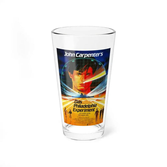 THE PHILADELPHIA EXPERIMENT (GERMAN) 1984 Movie Poster - Pint Glass 16oz 16oz - Go Mug Yourself