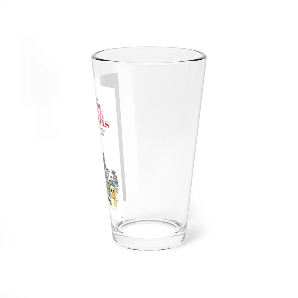 THE PINK ANGELS 1971 Movie Poster - Pint Glass 16oz-Go Mug Yourself
