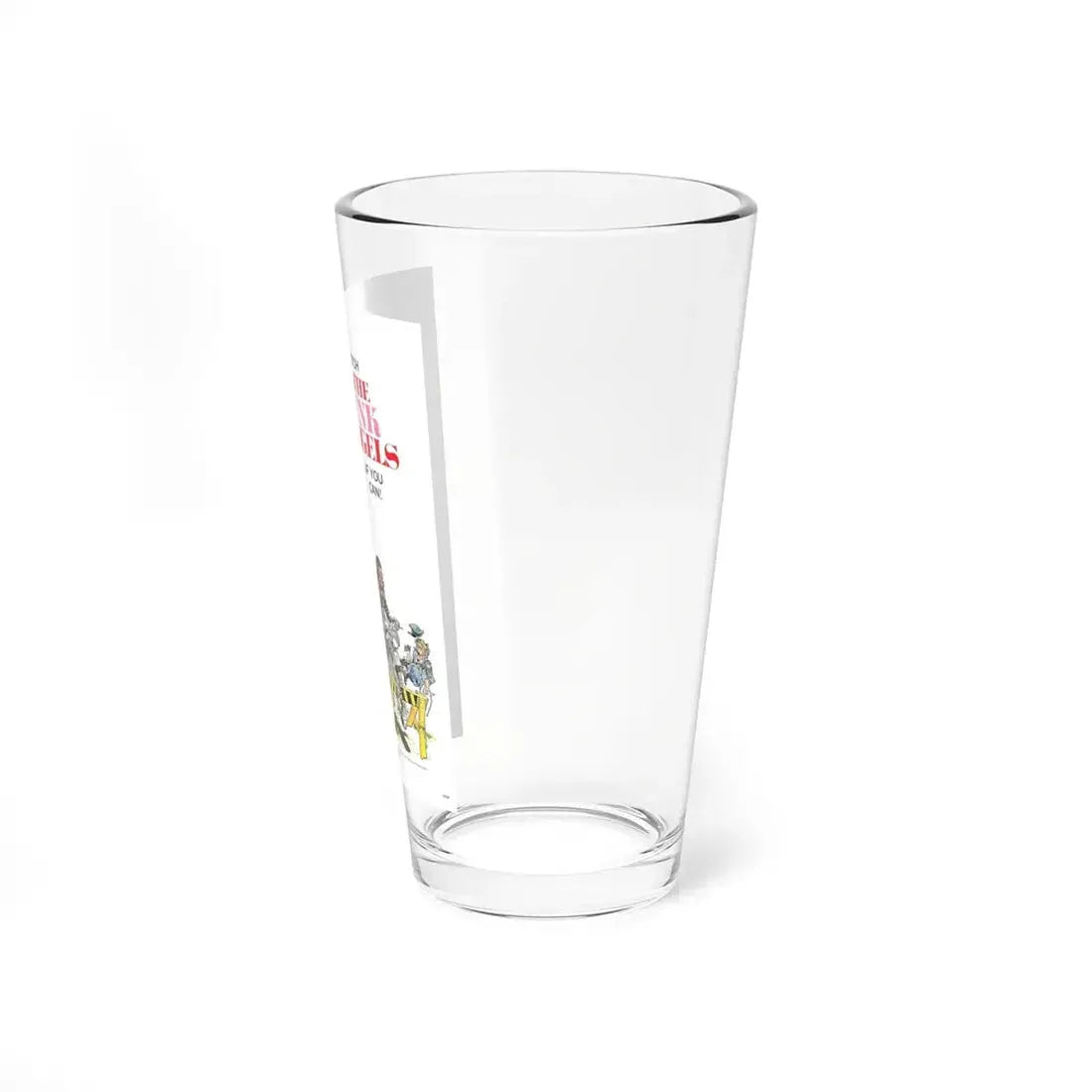 THE PINK ANGELS 1971 Movie Poster - Pint Glass 16oz - Go Mug Yourself