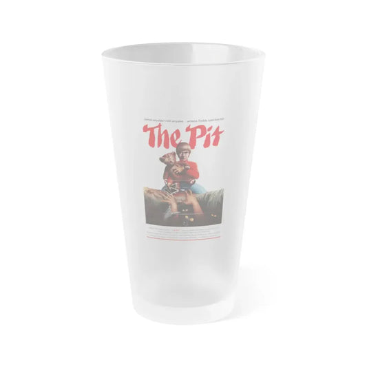 THE PIT 1981 Movie Poster - Frosted Pint Glass 16oz 16oz Frosted - Go Mug Yourself
