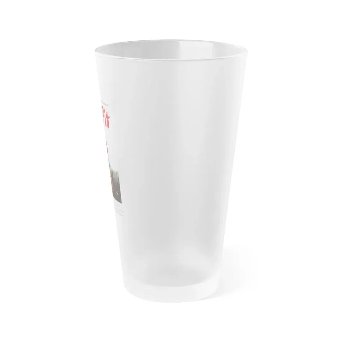 THE PIT 1981 Movie Poster - Frosted Pint Glass 16oz - Go Mug Yourself