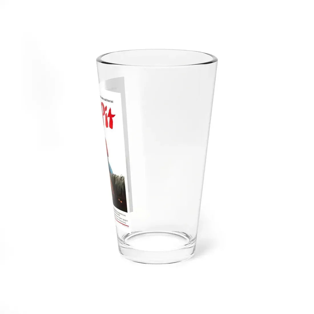 THE PIT 1981 Movie Poster - Pint Glass 16oz - Go Mug Yourself