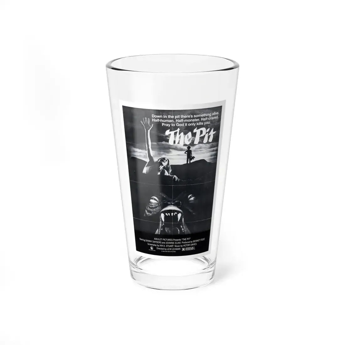 THE PIT (2) 1981 Movie Poster - Pint Glass 16oz 16oz - Go Mug Yourself