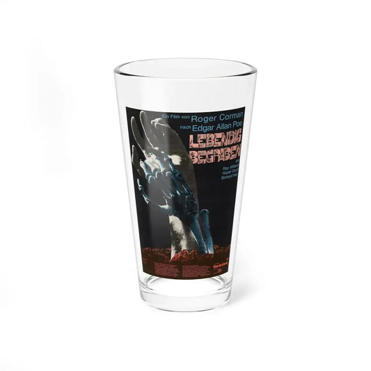 THE PREMATURE BURIAL (GERMAN) 1962 Movie Poster - Pint Glass 16oz 16oz - Go Mug Yourself