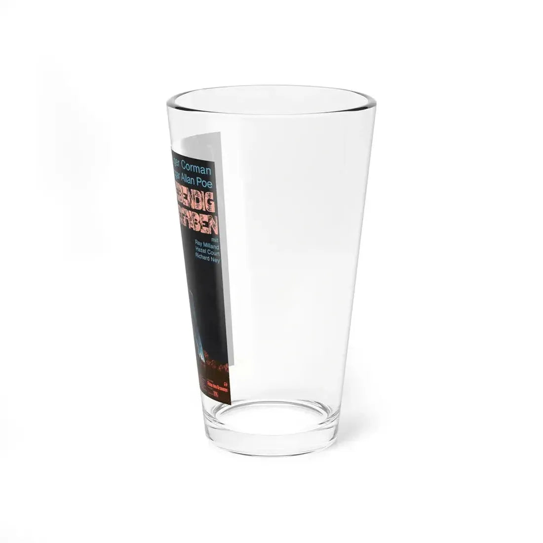 THE PREMATURE BURIAL (GERMAN) 1962 Movie Poster - Pint Glass 16oz - Go Mug Yourself