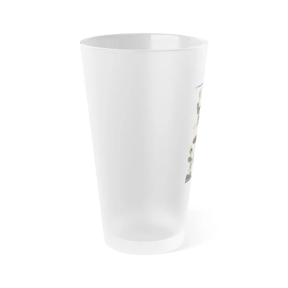 THE PROJECTED MAN + ISLAND OF TERROR 1966 Movie Poster - Frosted Pint Glass 16oz-Go Mug Yourself