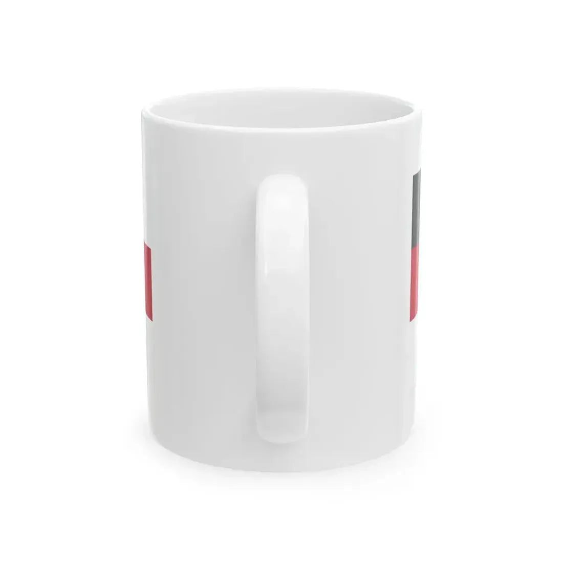 The proposed naval flag of the Georgian Democratic Republic (Georgia) White Coffee Mug - Go Mug Yourself
