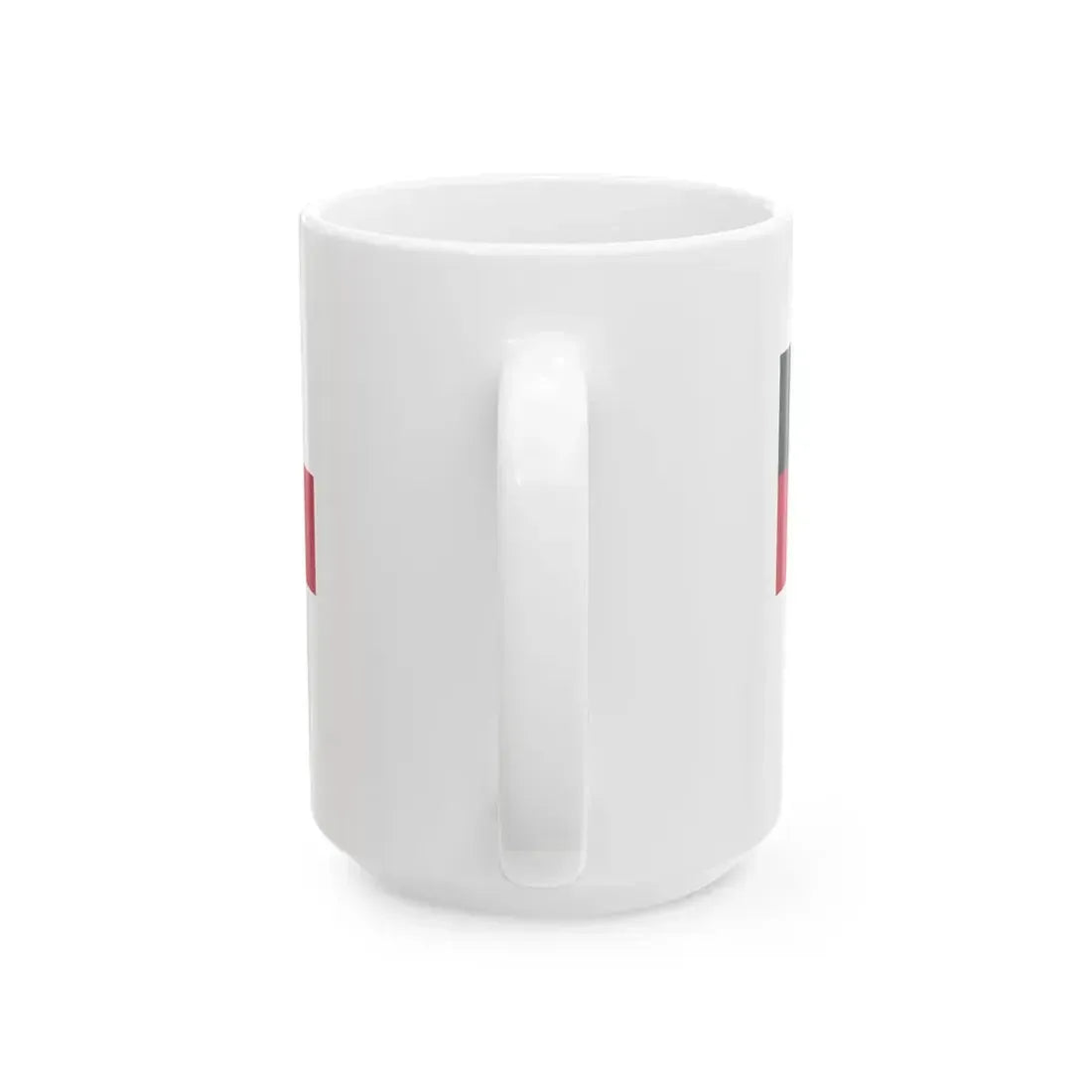 The proposed naval flag of the Georgian Democratic Republic (Georgia) White Coffee Mug - Go Mug Yourself