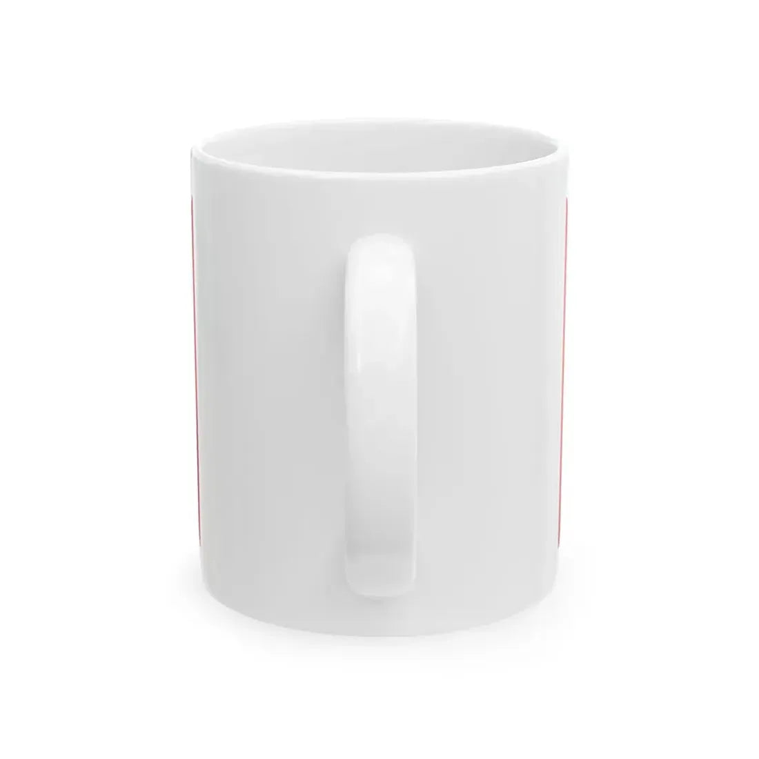 The proposed naval flag of the Georgian Democratic Republic v3 (Georgia) White Coffee Mug - Go Mug Yourself