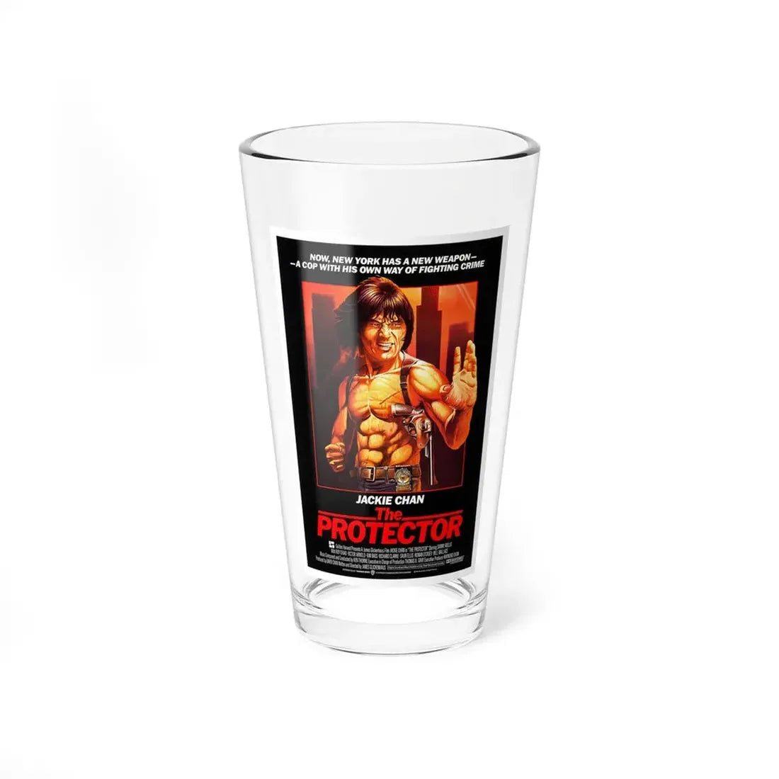 THE PROTECTOR 1985 Movie Poster - Pint Glass 16oz 16oz - Go Mug Yourself