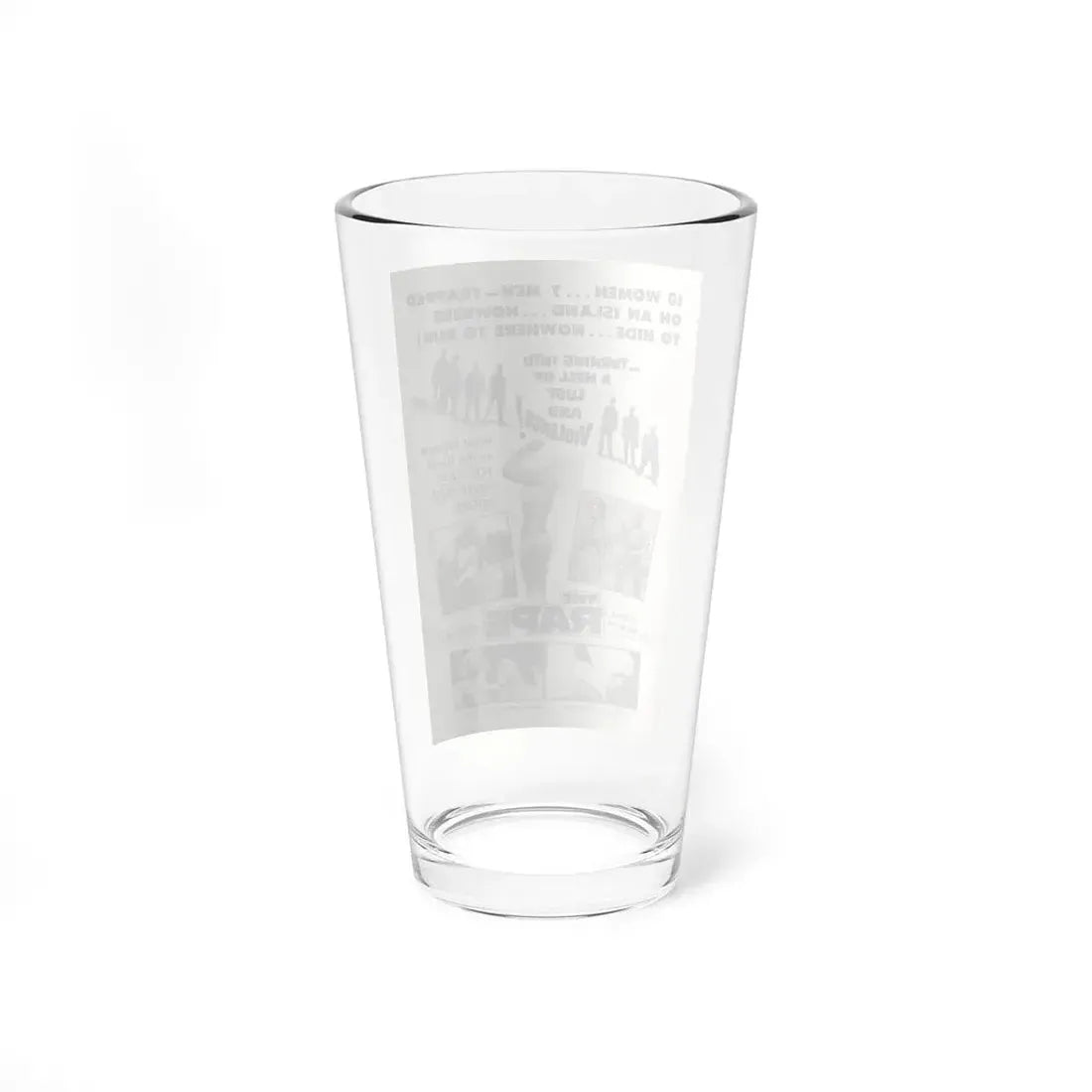 THE RAPE (AMOK) 1963 Movie Poster - Pint Glass 16oz - Go Mug Yourself