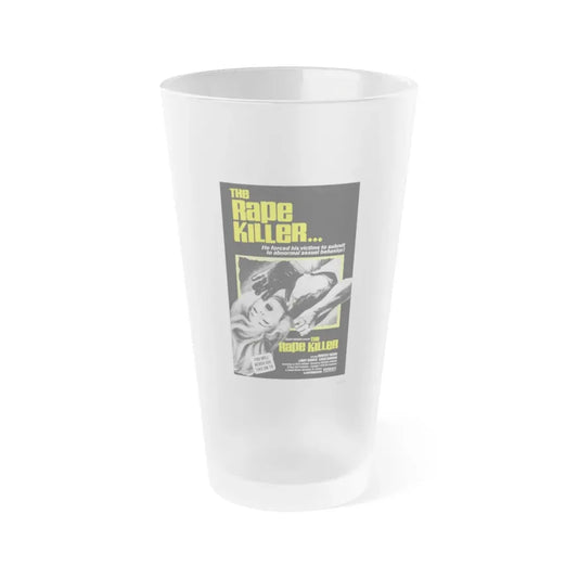 THE RAPE KILLER 1976 Movie Poster - Frosted Pint Glass 16oz Default Title - Go Mug Yourself