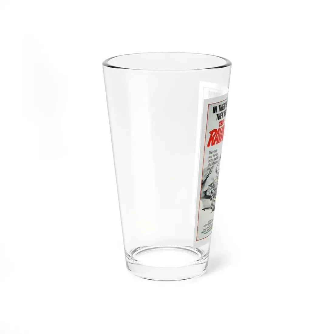 THE RAVAGED 1971 Movie Poster - Pint Glass 16oz - Go Mug Yourself