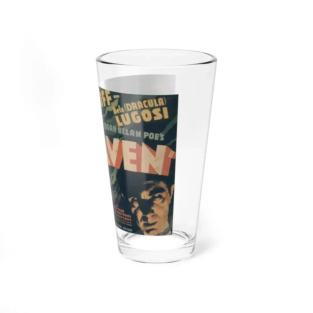 THE RAVEN 1935 Movie Poster - Pint Glass 16oz - Go Mug Yourself