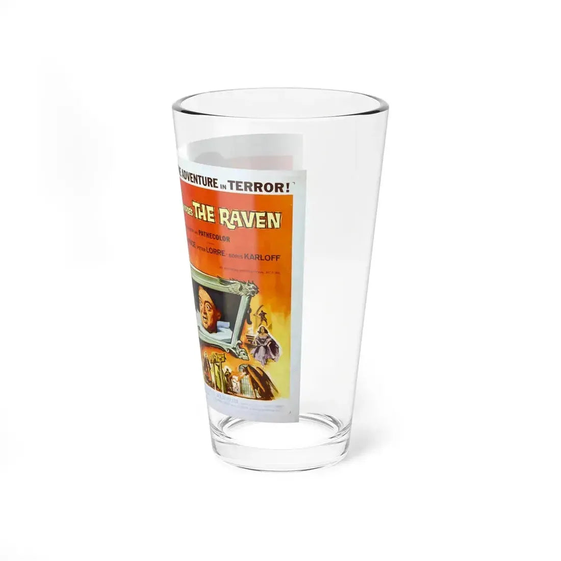 THE RAVEN 1963 Movie Poster - Pint Glass 16oz - Go Mug Yourself