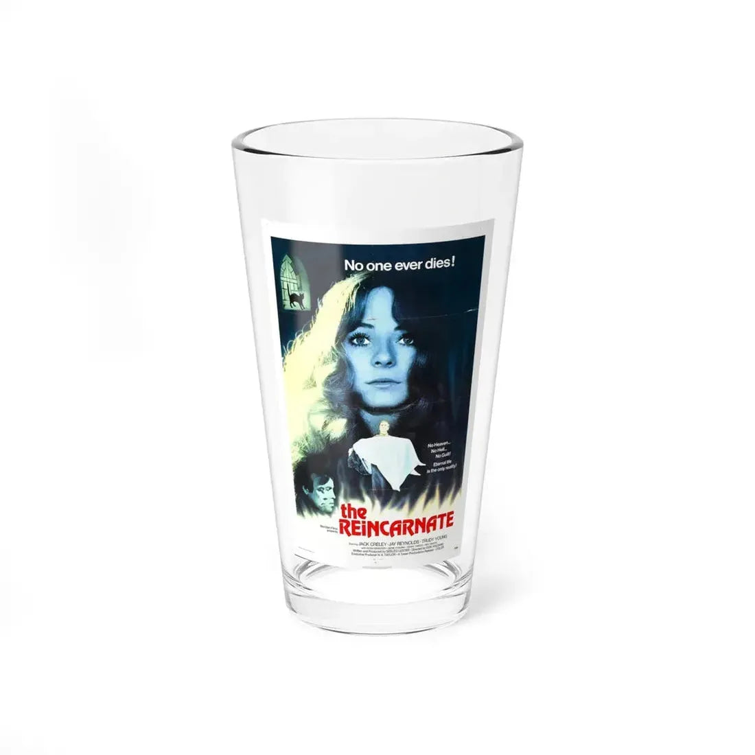 THE REINCARNATE 1971 Movie Poster - Pint Glass 16oz 16oz - Go Mug Yourself