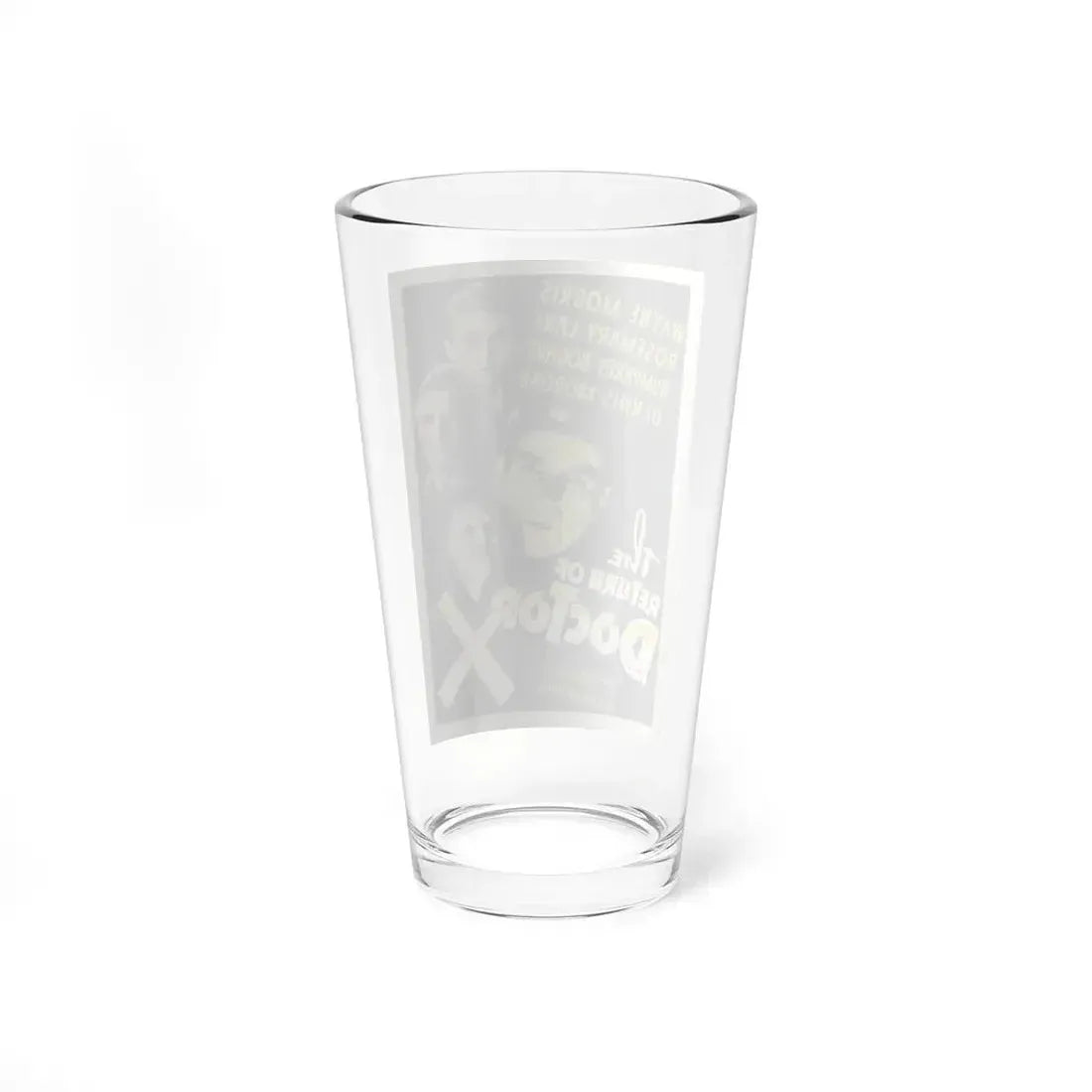 THE RETURN OF DOCTOR X 1939 Movie Poster - Pint Glass 16oz - Go Mug Yourself