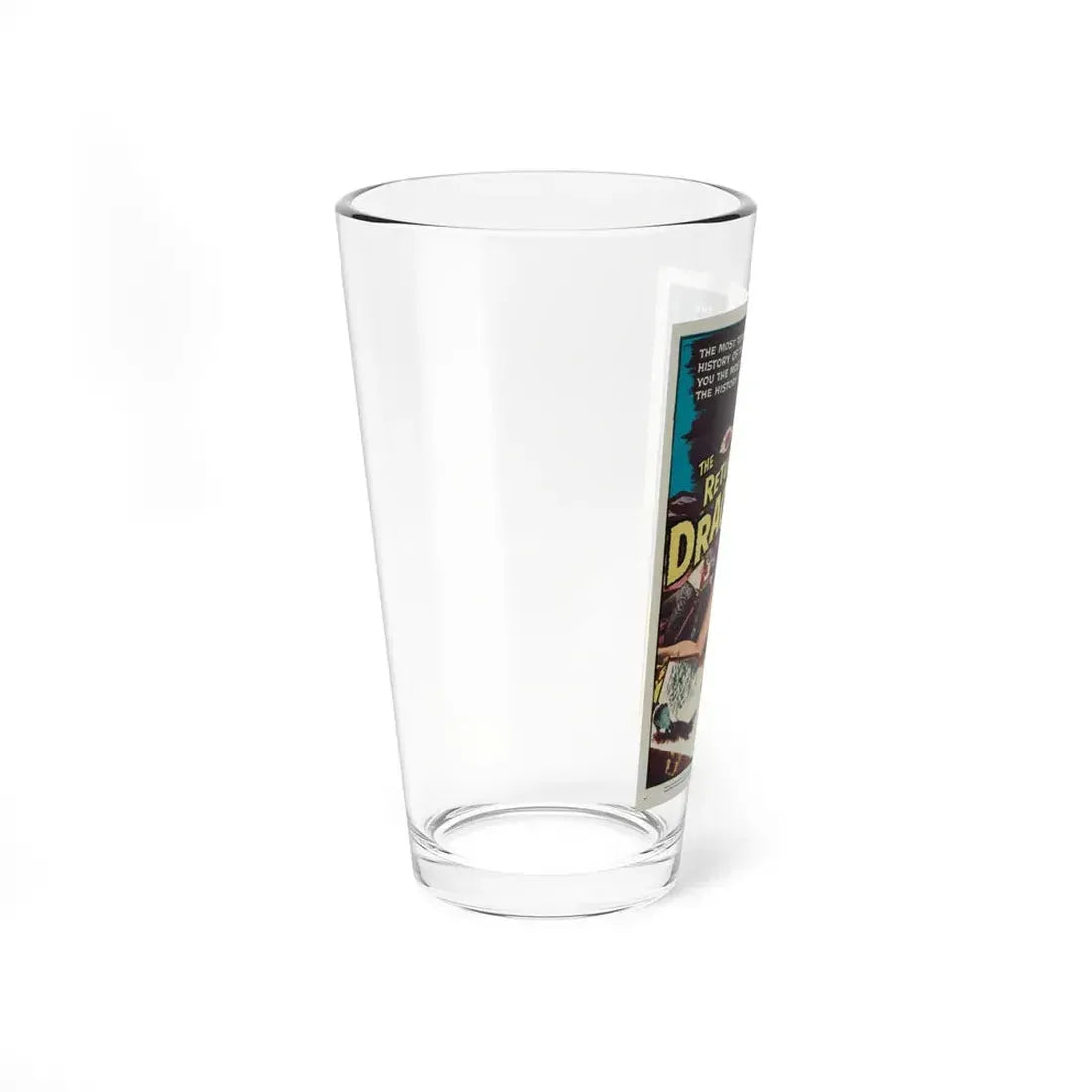 THE RETURN OF DRACULA 1958 Movie Poster - Pint Glass 16oz - Go Mug Yourself