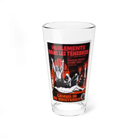 THE RETURN OF THE EXORCIST (BELGIAN) 1975 Movie Poster - Pint Glass 16oz 16oz - Go Mug Yourself