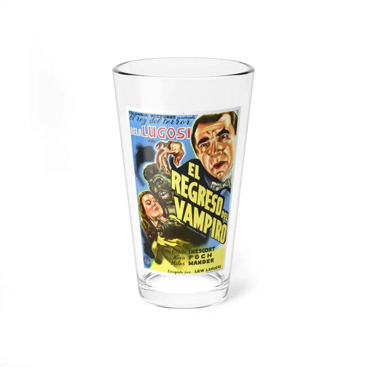 THE RETURN OF THE VAMPIRE 1943 Movie Poster - Pint Glass 16oz 16oz - Go Mug Yourself