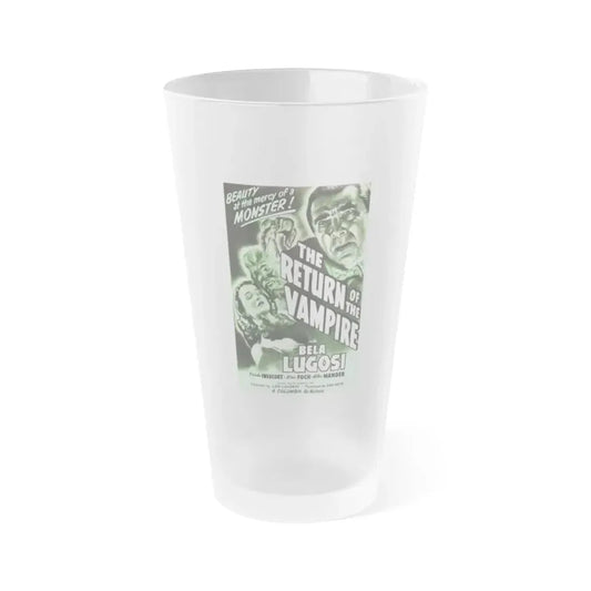 THE RETURN OF THE VAMPIRE (2) 1943 Movie Poster - Frosted Pint Glass 16oz 16oz Frosted - Go Mug Yourself