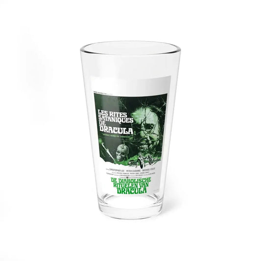 THE SATANIC RITES OF DRACULA (DUTCH) 1973 Movie Poster - Pint Glass 16oz 16oz - Go Mug Yourself