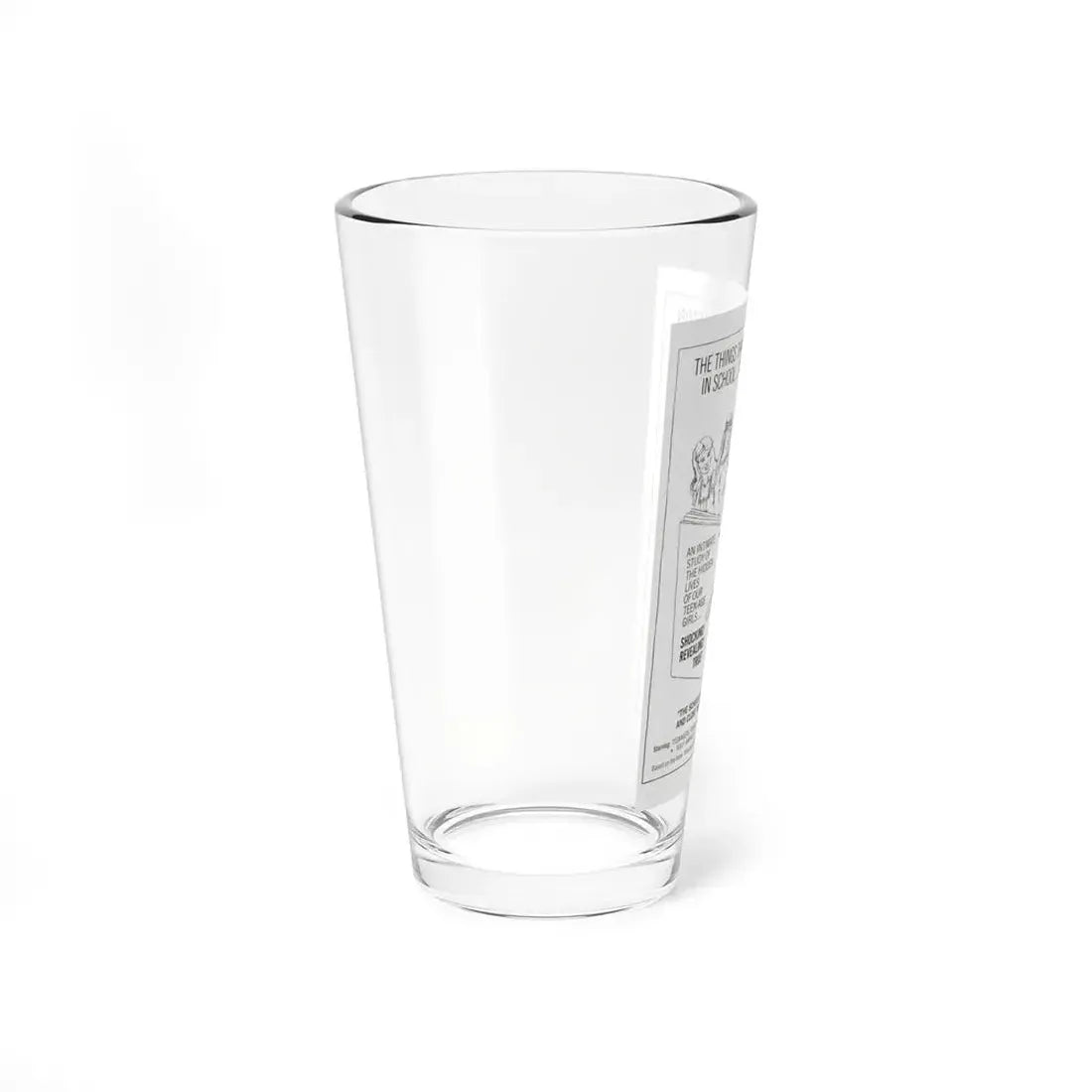 THE SCHOOLGIRLS (SCHOOLGIRL REPORT) 1970 Movie Poster - Pint Glass 16oz - Go Mug Yourself