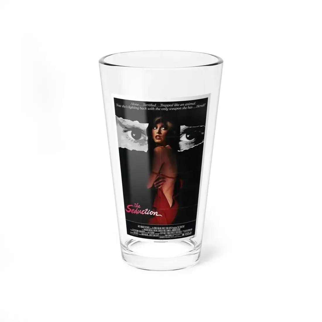 THE SEDUCTION 1982 Movie Poster - Pint Glass 16oz 16oz - Go Mug Yourself